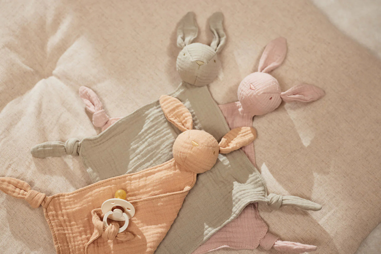 Speendoekje Bunny Ears Nougat - Jollein