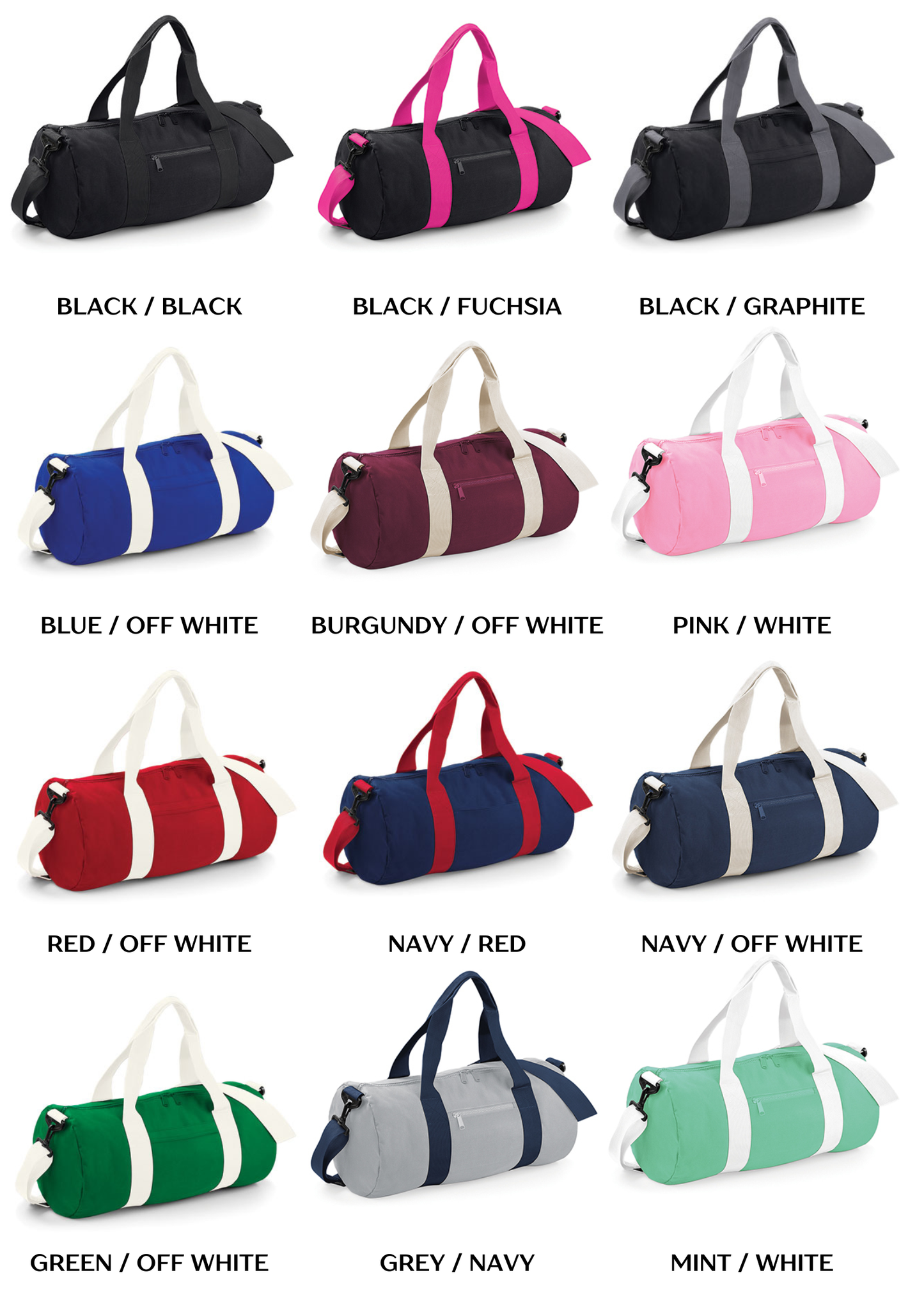 Gepersonaliseerde Barrel Bag