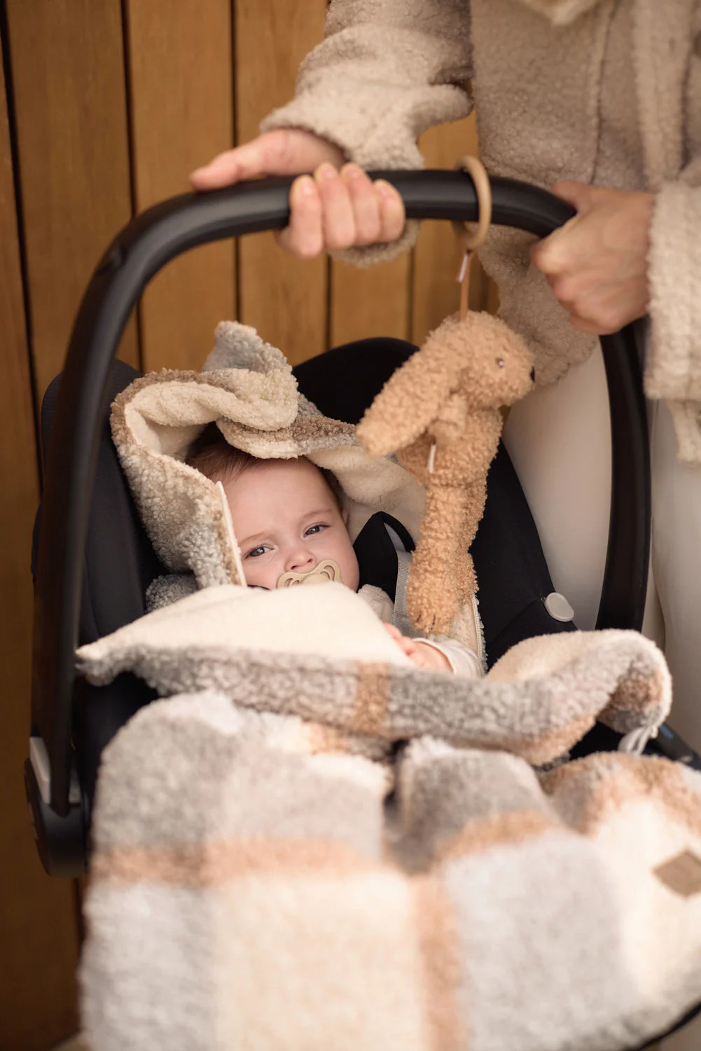 Voetenzak groep 0+ 3/5 punts gordel - Check Boucle