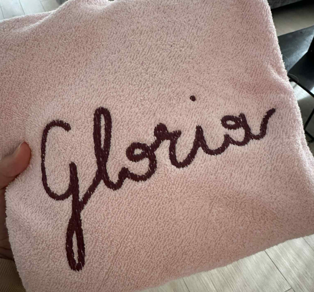 Gepersonaliseerde Badcape