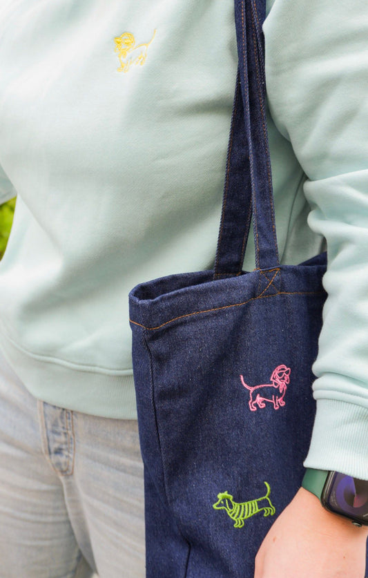 Jeans Teckel-totebag