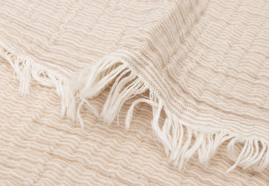 Deken - Fringe Stripe - Jollein