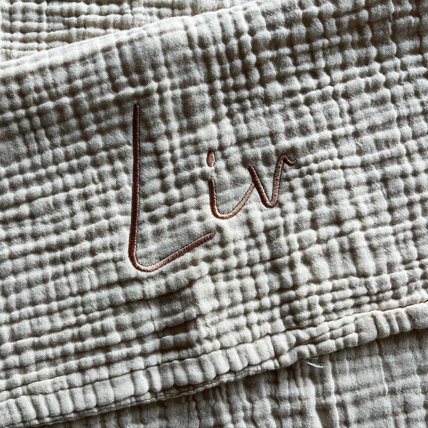 Gepersonaliseerd Geboortedekentje